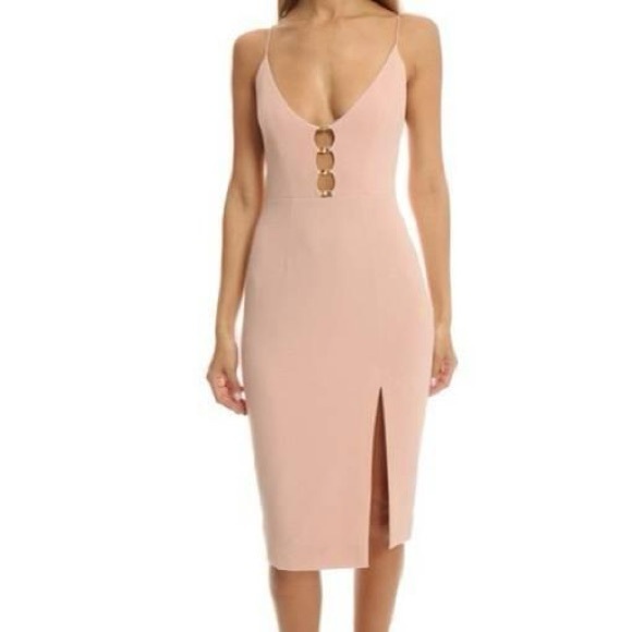 Zimmermann Crepe Link Midi dress in color Lily Pink, size 1 (US 6) - Picture 2 of 10